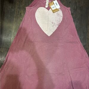 Magnolia Pearl Mauve Maxi Dress with HeartPristine Condition, Nvr Worn w/tags